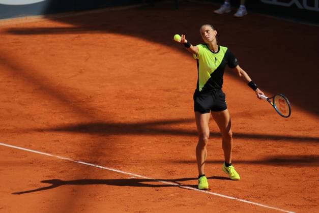 Feature: WTA, Tennis Damen 125, Damen-Turnier: Ladies Hamburg Open, Viertelfinale: Arantxa Rus (Niederlande).