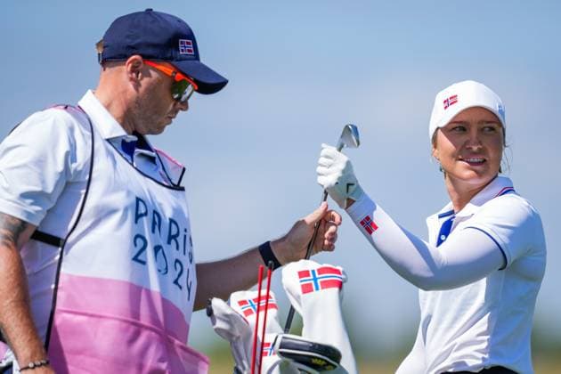 Paris 2024 Summer Olympics Paris, France 20240808 Madelene Stavnar on day two of golf at Le Golf National during the Paris 2024 Summer Olympics Photo Beate Oma Dahle NTB Paris France EDITORIAL USE ONLY RESTRICTED USE FOR BETTING COMPANIES  Copyright: xBeatexOmaxDahlex xNTBx