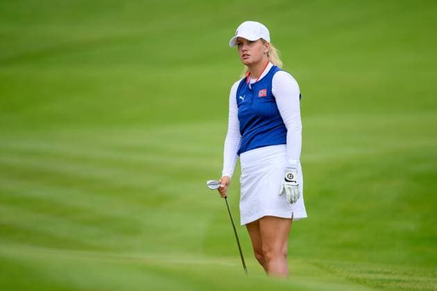240809 Cecilia Borge of Norway competes in women s individual golf round 3 during day 14 of the Paris 2024 Olympic Games, Olympische Spiele, Olympia, OS on August 9, 2024 in Paris. Photo: Ludvig Thunman BILDBYRAN kod LT LT0665 golf olympic games olympics os ol olympiska spel olympiske leker paris 2024 paris-os paris-ol 14 bbeng norge Copyright: LUDVIGxTHUNMAN BB240809LT033