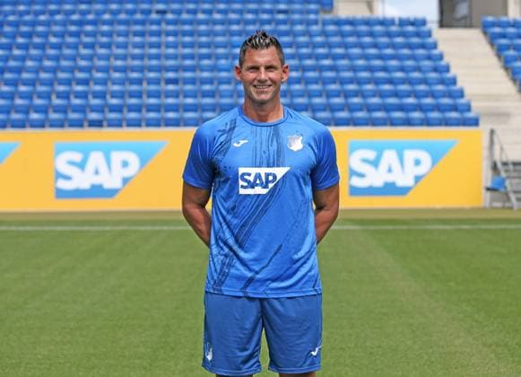 Torwarttrainer Alexander Stolz , TSG 1899 Hoffenheim . Porträttermin TSG 1899 Hoffenheim 2024-2025 . Sinsheim, GER, 07.08.2024 ,Fussball 1. Bundesliga 2024 2025 . Editorial use only !