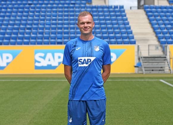 Athletiktrainer Philipp Lussi , TSG 1899 Hoffenheim . Porträttermin TSG 1899 Hoffenheim 2024-2025 . Sinsheim, GER, 07.08.2024 ,Fussball 1. Bundesliga 2024 2025 . Editorial use only !