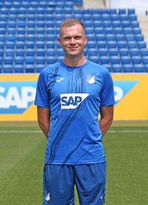 Athletiktrainer Philipp Lussi , TSG 1899 Hoffenheim . Porträttermin TSG 1899 Hoffenheim 2024-2025 . Sinsheim, GER, 07.08.2024 ,Fussball 1. Bundesliga 2024 2025 . Editorial use only !