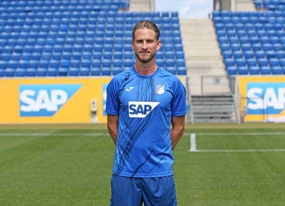 Athletiktrainer Martin Seiler , TSG 1899 Hoffenheim . Porträttermin TSG 1899 Hoffenheim 2024-2025 . Sinsheim, GER, 07.08.2024 ,Fussball 1. Bundesliga 2024 2025 . Editorial use only !