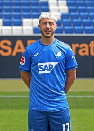 Umut Tohumcu , TSG 1899 Hoffenheim . Porträttermin TSG 1899 Hoffenheim 2024-2025 . Sinsheim, GER, 07.08.2024 ,Fussball 1. Bundesliga 2024 2025 . Editorial use only !