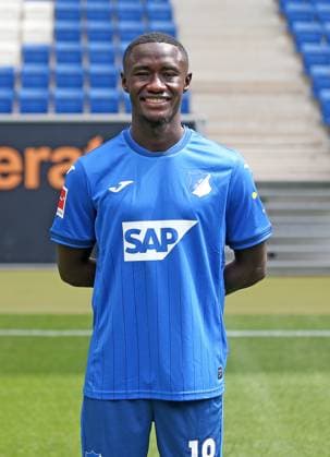 Diadie Samassekou , TSG 1899 Hoffenheim . Porträttermin TSG 1899 Hoffenheim 2024-2025 . Sinsheim, GER, 07.08.2024 ,Fussball 1. Bundesliga 2024 2025 . Editorial use only !