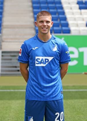 Finn Ole Becker , TSG 1899 Hoffenheim . Porträttermin TSG 1899 Hoffenheim 2024-2025 . Sinsheim, GER, 07.08.2024 ,Fussball 1. Bundesliga 2024 2025 . Editorial use only !