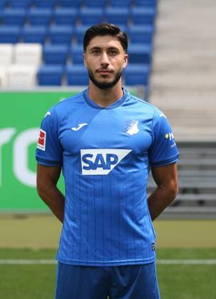 Muhammed Damar , TSG 1899 Hoffenheim . Porträttermin TSG 1899 Hoffenheim 2024-2025 . Sinsheim, GER, 07.08.2024 ,Fussball 1. Bundesliga 2024 2025 . Editorial use only !