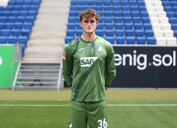 Lukas Petersson , TSG 1899 Hoffenheim . Porträttermin TSG 1899 Hoffenheim 2024-2025 . Sinsheim, GER, 07.08.2024 ,Fussball 1. Bundesliga 2024 2025 . Editorial use only !