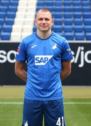 Attila Szalai , TSG 1899 Hoffenheim . Porträttermin TSG 1899 Hoffenheim 2024-2025 . Sinsheim, GER, 07.08.2024 ,Fussball 1. Bundesliga 2024 2025 . Editorial use only !