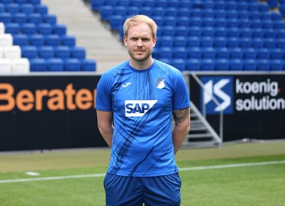 Videoanalyst Dominik Mews , TSG 1899 Hoffenheim . Porträttermin TSG 1899 Hoffenheim 2024-2025 . Sinsheim, GER, 07.08.2024 ,Fussball 1. Bundesliga 2024 2025 . Editorial use only !