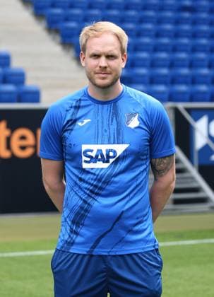 Videoanalyst Dominik Mews , TSG 1899 Hoffenheim . Porträttermin TSG 1899 Hoffenheim 2024-2025 . Sinsheim, GER, 07.08.2024 ,Fussball 1. Bundesliga 2024 2025 . Editorial use only !