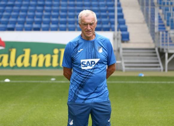 Betreuer Heinz Seyfert , TSG 1899 Hoffenheim . Porträttermin TSG 1899 Hoffenheim 2024-2025 . Sinsheim, GER, 07.08.2024 ,Fussball 1. Bundesliga 2024 2025 . Editorial use only !