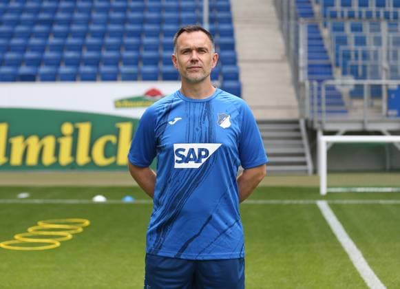 Betreuer Timo Seyfert , TSG 1899 Hoffenheim . Porträttermin TSG 1899 Hoffenheim 2024-2025 . Sinsheim, GER, 07.08.2024 ,Fussball 1. Bundesliga 2024 2025 . Editorial use only !