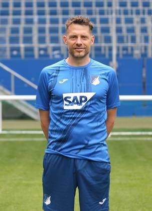 Physiotherapeut Peter Geigle , TSG 1899 Hoffenheim . Porträttermin TSG 1899 Hoffenheim 2024-2025 . Sinsheim, GER, 07.08.2024 ,Fussball 1. Bundesliga 2024 2025 . Editorial use only !