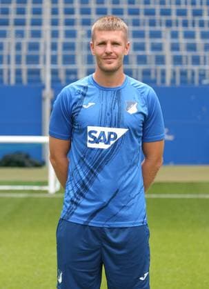 Physiotherapeut Julian Binder , TSG 1899 Hoffenheim . Porträttermin TSG 1899 Hoffenheim 2024-2025 . Sinsheim, GER, 07.08.2024 ,Fussball 1. Bundesliga 2024 2025 . Editorial use only !