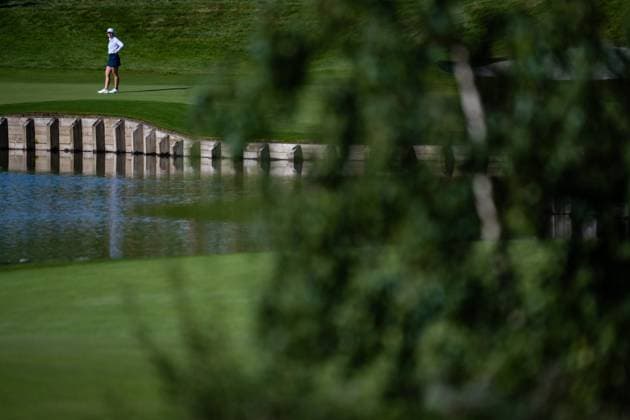 240810 Madelene Stavnar of Norway during the final round of the women s individual stroke play golf during day 15 of the Paris 2024 Olympic Games, Olympische Spiele, Olympia, OS on August 10, 2024 in Paris. Photo: Petter Arvidson BILDBYRAN kod PA PA0868 golf olympic games olympics os ol olympiska spel olympiske leker paris 2024 paris-os paris-ol bbeng dam Copyright: PETTERxARVIDSON BB240810PA001