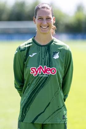 Sophie Lindner (Torwart, Torhüterin, TSG, 34), Einzelbild, Einzelfoto, Aktion, Action, Porträt, Portrait, 29.07.2024, St.Leon-Rot (Deutschland), Fussball, Frauen, TSG 1899 Hoffenheim Porträttermin 2024 25