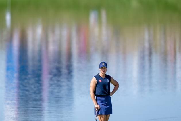 240810 Linn Grant of Sweden during the final round of the women s individual stroke play golf during day 15 of the Paris 2024 Olympic Games, Olympische Spiele, Olympia, OS on August 10, 2024 in Paris. Photo: Petter Arvidson BILDBYRAN kod PA PA0868 golf olympic games olympics os ol olympiska spel olympiske leker paris 2024 paris-os paris-ol bbeng dam Copyright: PETTERxARVIDSON BB240810PA018
