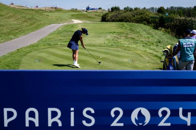 240810 Linn Grant of Sweden during the final round of the women s individual stroke play golf during day 15 of the Paris 2024 Olympic Games, Olympische Spiele, Olympia, OS on August 10, 2024 in Paris. Photo: Petter Arvidson BILDBYRAN kod PA PA0868 golf olympic games olympics os ol olympiska spel olympiske leker paris 2024 paris-os paris-ol bbeng dam Copyright: PETTERxARVIDSON BB240810PA038