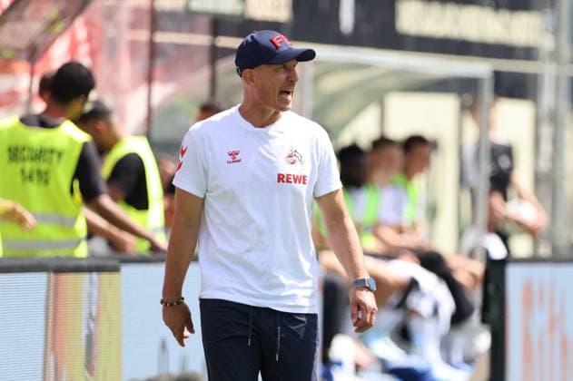 10.08.2024, Fussball, Herren, 2. Bundesliga, Saison 2024 2025, SV 07 Elversberg - 1. FC Köln, Trainer Gerhard Struber (1. FC Koeln) Elversberg Ursapharm-Arena an der Kaiserlinde Saarland Deutschland (DE)
