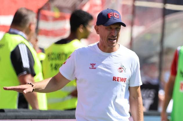 10.08.2024, Fussball, Herren, 2. Bundesliga, Saison 2024 2025, SV 07 Elversberg - 1. FC Köln, Trainer Gerhard Struber (1. FC Koeln) Elversberg Ursapharm-Arena an der Kaiserlinde Saarland Deutschland (DE)