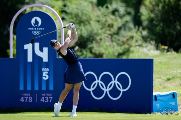 240810 Linn Grant of Sweden during the final round of the women s individual stroke play golf during day 15 of the Paris 2024 Olympic Games, Olympische Spiele, Olympia, OS on August 10, 2024 in Paris. Photo: Petter Arvidson BILDBYRAN kod PA PA0868 golf olympic games olympics os ol olympiska spel olympiske leker paris 2024 paris-os paris-ol bbeng dam Copyright: PETTERxARVIDSON BB240810PA058