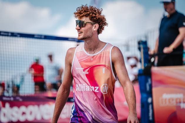 Beachvolleyball Männer Allianz German Beach Tour 2024 Tourstop Kühlungsborn 10.08.2024 Max Just Kühlungsborn Strand an der Seebrücke Mecklenburg-Vorpommern Deutschland