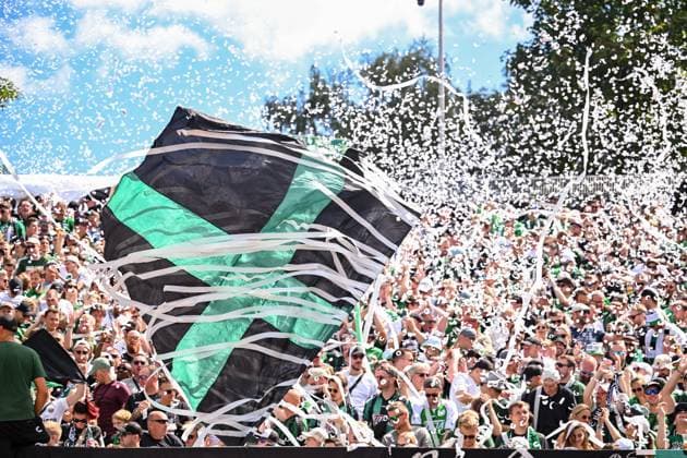 11.08.2024, Fussball, 2. Bundesliga, 2. Spieltag Saison 2024 2025, Preußen Münster - Hannover 96, Fan Preußen Münster, xRHR-FOTO TKx