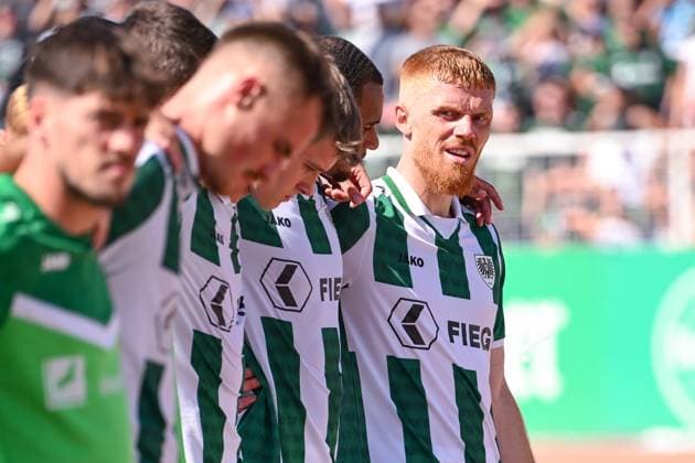 11.08.2024, Fussball, 2. Bundesliga, 2. Spieltag Saison 2024 2025, Preußen Münster - Hannover 96, Mikkel Kirkeskov (SC Preussen Münster) xRHR-FOTO TKx