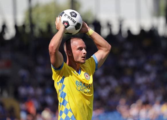 Marvin Rittmueller (Eintracht Braunschweig) Fussball, Herren, Saison 2024 2025 2.BL, Eintracht Stadion, Eintracht Braunschweig gegen 1.FC Magdeburg, 1-3 DFL REGULATIONS PROHIBIT ANY USE OF PHOTOGRAPHS AS IMAGE SEQUENCES AND OR QUASI-VIDEO.