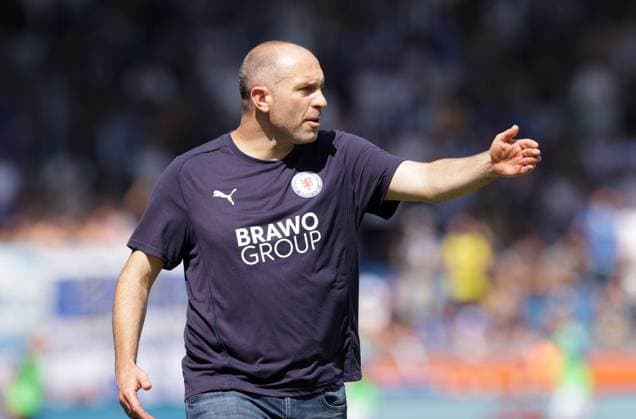 Cheftrainer Daniel Scherning (Eintracht Braunschweig) Fussball, Herren, Saison 2024 2025 2.BL, Eintracht Stadion, Eintracht Braunschweig gegen 1.FC Magdeburg, 1-3 DFL REGULATIONS PROHIBIT ANY USE OF PHOTOGRAPHS AS IMAGE SEQUENCES AND OR QUASI-VIDEO.