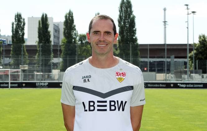 12.08.24 U19 VfB Stuttgart Fototermin Saison 2024 2025 Deutschland, Stuttgart, 12.08.2024, Fussball, U19-DFB-Nachwuchsliga, U19 VfB Stuttgart Fototermin Saison 2024 2025: Markus Krauss (Torwart-Trainer).