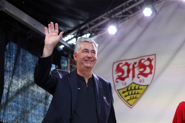 10.08.24 VfB Stuttgart Saison Opening Deutschland, Stuttgart, 10.08.2024, Fussball, Bundesliga, VfB Stuttgart Saison Opening: Dietmar Allgaier (Präsident).