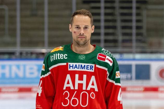 Nolan Zajac 44 (Augsburger Panther), Mannschafts und Portraitbilder, Augsburger Panther, Saison 2024 2025, Eishockey, Penny-DEL, 12.08.2024 Augsburg Bayern Deutschland