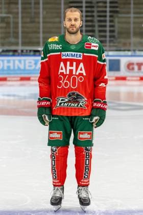 Mick Koehler 11 (Augsburger Panther), Mannschafts und Portraitbilder, Augsburger Panther, Saison 2024 2025, Eishockey, Penny-DEL, 12.08.2024 Augsburg Bayern Deutschland