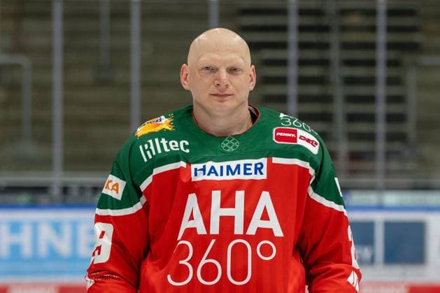 Denis Reul 29 (Augsburger Panther), Mannschafts und Portraitbilder, Augsburger Panther, Saison 2024 2025, Eishockey, Penny-DEL, 12.08.2024 Augsburg Bayern Deutschland