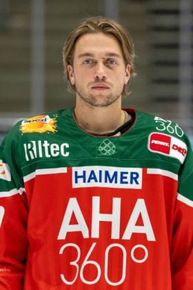 Riley McCourt 72 a58 (Augsburger Panther), Mannschafts und Portraitbilder, Augsburger Panther, Saison 2024 2025, Eishockey, Penny-DEL, 12.08.2024 Augsburg Bayern Deutschland