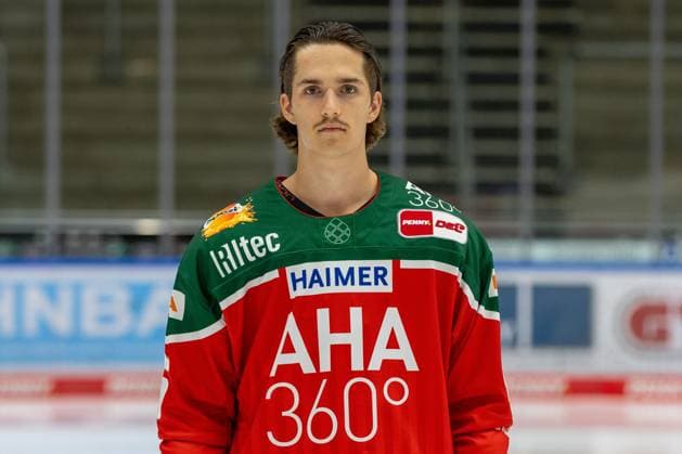 Christian Hanke 25 (Augsburger Panther), Mannschafts und Portraitbilder, Augsburger Panther, Saison 2024 2025, Eishockey, Penny-DEL, 12.08.2024 Augsburg Bayern Deutschland