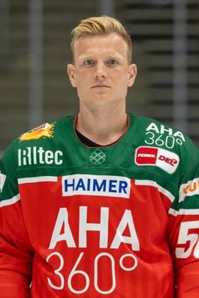 Alexander Oblinger 50 (Augsburger Panther), Mannschafts und Portraitbilder, Augsburger Panther, Saison 2024 2025, Eishockey, Penny-DEL, 12.08.2024 Augsburg Bayern Deutschland