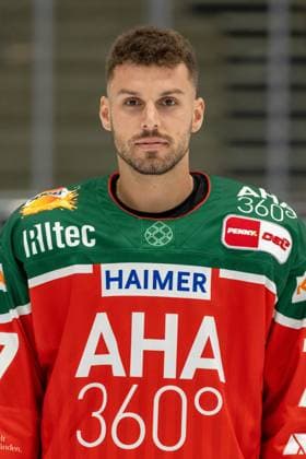 Luca Tosto 77 (Augsburger Panther), Mannschafts und Portraitbilder, Augsburger Panther, Saison 2024 2025, Eishockey, Penny-DEL, 12.08.2024 Augsburg Bayern Deutschland