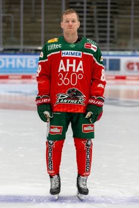 Mark Zengerle 89 (Augsburger Panther), Mannschafts und Portraitbilder, Augsburger Panther, Saison 2024 2025, Eishockey, Penny-DEL, 12.08.2024 Augsburg Bayern Deutschland