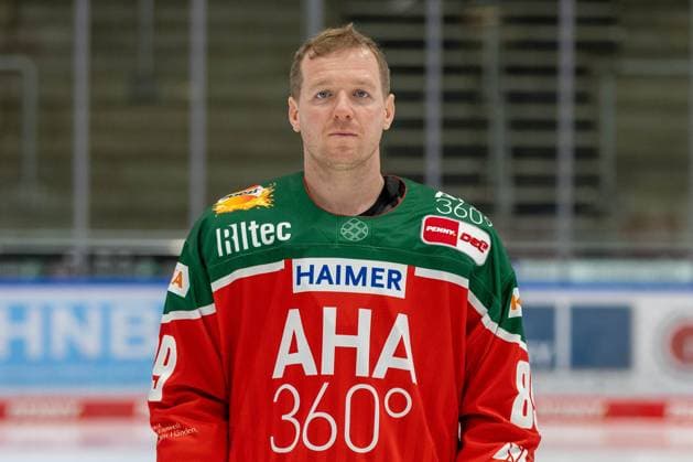 Mark Zengerle 89 (Augsburger Panther), Mannschafts und Portraitbilder, Augsburger Panther, Saison 2024 2025, Eishockey, Penny-DEL, 12.08.2024 Augsburg Bayern Deutschland