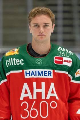 Justin Volek 9 (Augsburger Panther), Mannschafts und Portraitbilder, Augsburger Panther, Saison 2024 2025, Eishockey, Penny-DEL, 12.08.2024 Augsburg Bayern Deutschland