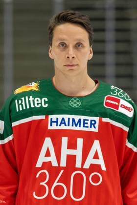 Anrei Hakulinen 94 (Augsburger Panther), Mannschafts und Portraitbilder, Augsburger Panther, Saison 2024 2025, Eishockey, Penny-DEL, 12.08.2024 Augsburg Bayern Deutschland