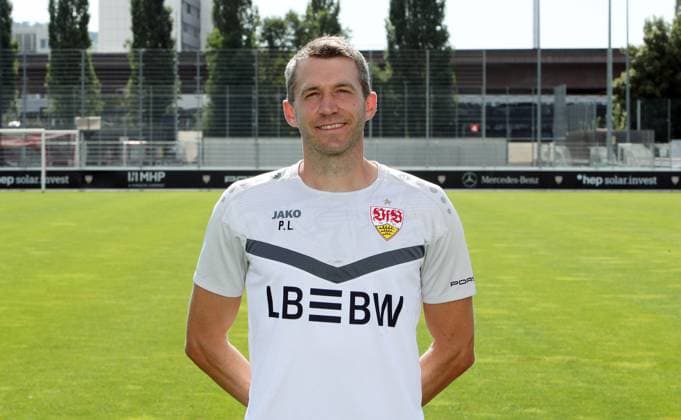 Stuttgart , Fototermin , Philipp Lang (Athletik-Trainer) ; VfB Stuttgart U19; DFB-Nachwuchsliga; Porträttermin 2024 2025