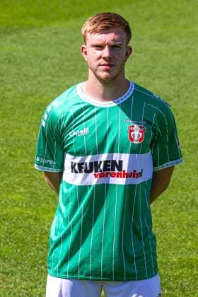 DORDRECHT, 12-08-2024, M-Scores Stadion, Dutch first division Football, season 2024 2025, Photocall FC Dordrecht, Devin Haen of FC Dordrecht Photocall FC Dordrecht  x26026795x Copyright: