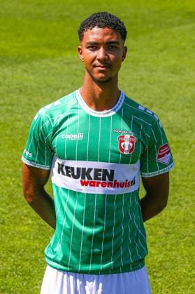 DORDRECHT, 12-08-2024, M-Scores Stadion, Dutch first division Football, season 2024 2025, Photocall FC Dordrecht, Jayson Ezeb of FC Dordrecht Photocall FC Dordrecht  x26026804x Copyright: