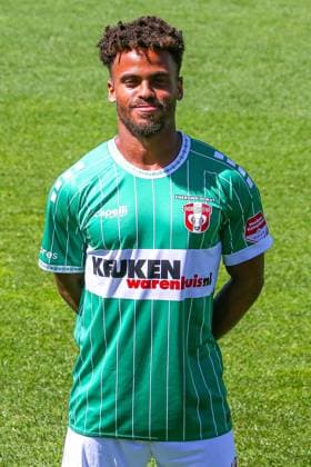 DORDRECHT, 12-08-2024, M-Scores Stadion, Dutch first division Football, season 2024 2025, Photocall FC Dordrecht, John Hilton of FC Dordrecht Photocall FC Dordrecht  x26026805x Copyright: