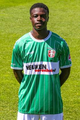 DORDRECHT, 12-08-2024, M-Scores Stadion, Dutch first division Football, season 2024 2025, Photocall FC Dordrecht, Kwame Tabiri of FC Dordrecht Photocall FC Dordrecht  x26026809x Copyright: