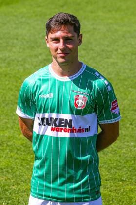 DORDRECHT, 12-08-2024, M-Scores Stadion, Dutch first division Football, season 2024 2025, Photocall FC Dordrecht, Lorenzo Codutti of FC Dordrecht Photocall FC Dordrecht  x26026815x Copyright: